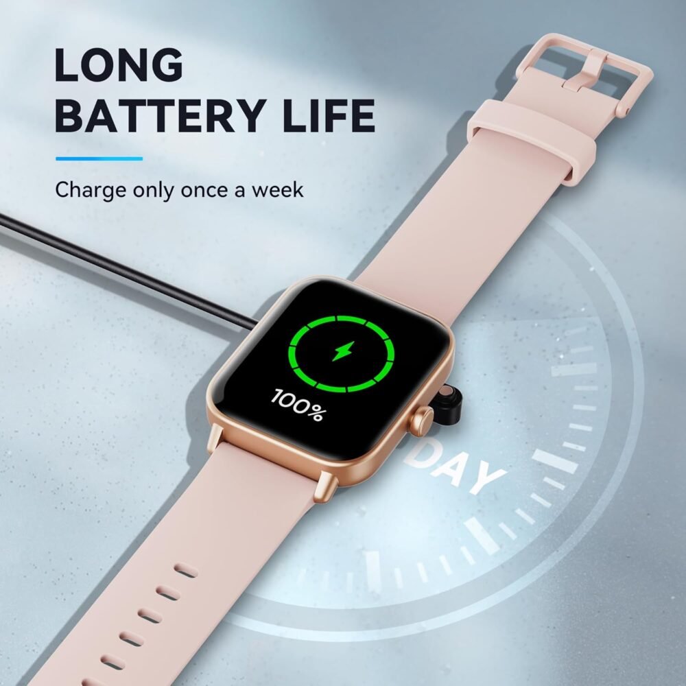 Smart Watch for Women,Fitness Watch(Answer/Make Call),Alexa Built-in, [24H Heart Rate Sleep Blood Oxygen Monitor],5ATM Waterproof,100 Sports Modes Step Calorie Watches for iOS&Android Phones - Image 9