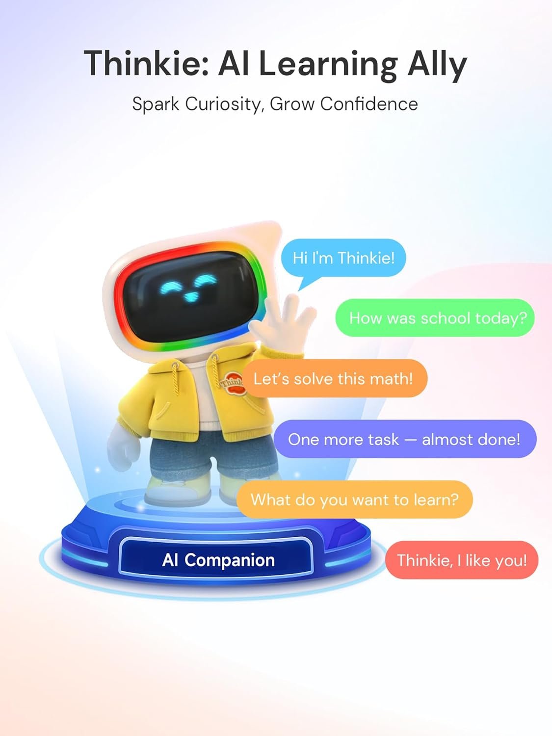 AI Kids Tablet with Scanner - 50000+ Content AI Tutor Learning Tablet with ELA, Math, ABC, Word, Read, Phonics, STEAM for Homeschooler Educational Study for PreK - G6 (TalPad T100, Standard) - Image 5