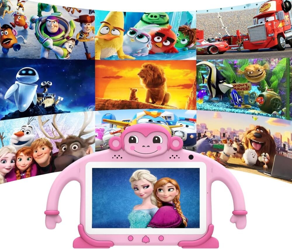 Kids Tablet 7" Tablet for Kids 32GB Toddler Tablet with Wi-Fi YouTube Case, Kids Android Learning Tablet for Toddlers Kids Software Installed Lots Educational Content for Boys Girls - Image 4