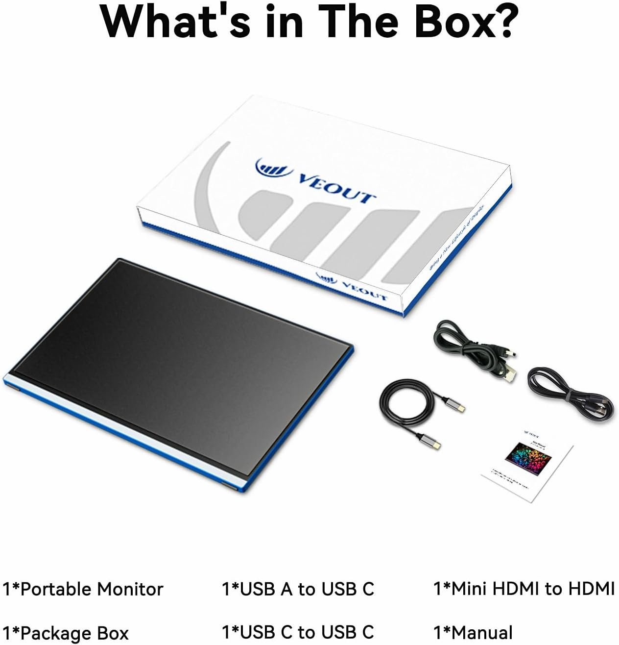 16Inch Portable Monitor for Laptop, 1920x1200P FHD IPS 16:10 External Display, 100% sRGB Aluminum Stand, USB-C/Mini HDMI, Use for PC, Phone, Office - Image 8