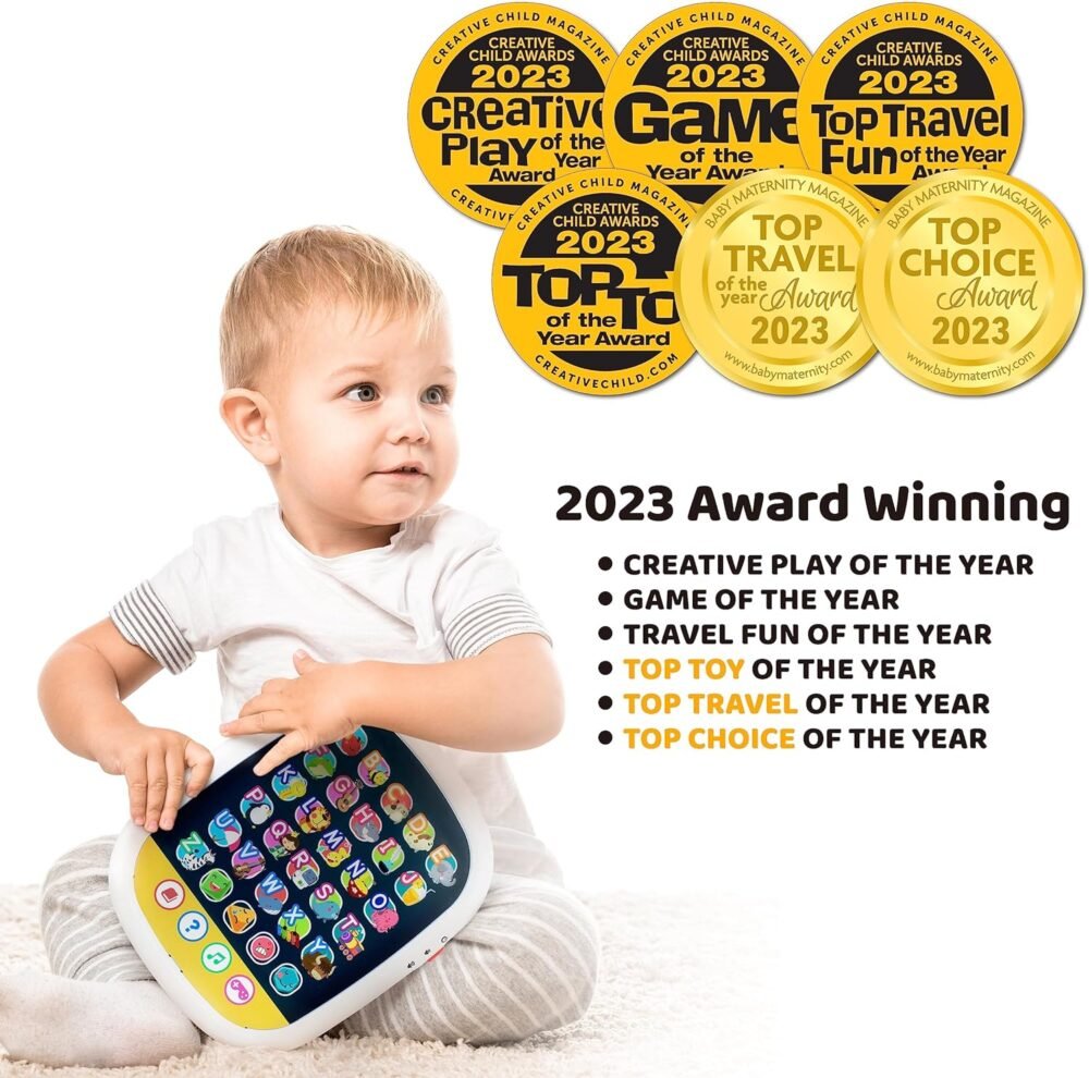 BEST LEARNING Touch & Learn Tablet - Educational Toy for Toddlers Ages 2-5 | Learn Alphabet, Shapes, Words, Music & Quiz Games for Kids 2, 3, 4, 5 Years Old - Image 3