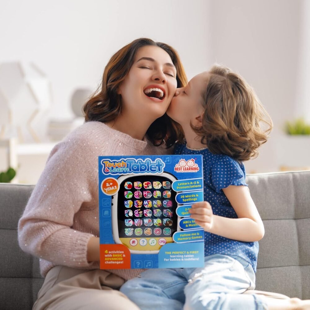 BEST LEARNING Touch & Learn Tablet - Educational Toy for Toddlers Ages 2-5 | Learn Alphabet, Shapes, Words, Music & Quiz Games for Kids 2, 3, 4, 5 Years Old - Image 10
