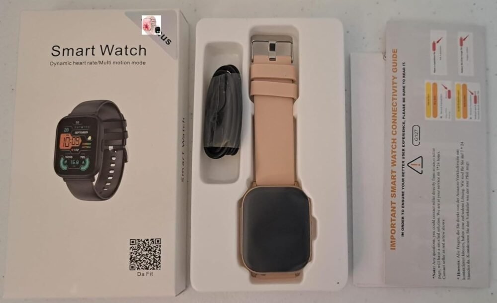 Smart Watch, 2.01” HD Smart Watches for Women, Fitness Tracker Watch with Blood Pressure/Heart Rate/Sleep Monitor, Bluetooth 5.2 Smartwatch for Android/iOS Phones, IP67 Waterproof Sport Watch (Pink) - Image 9