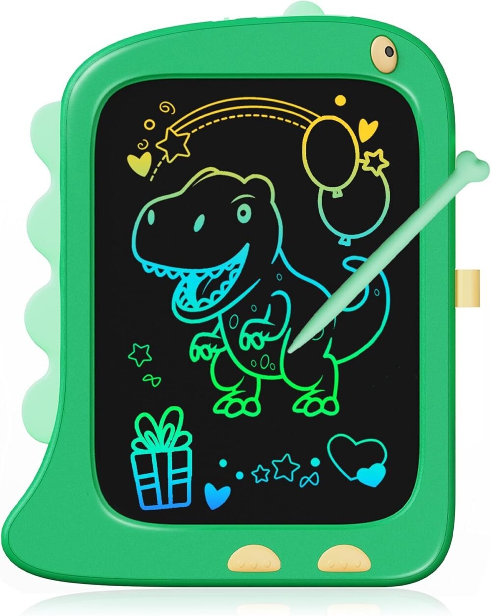KOKODI LCD Writing Tablet Doodle Board, 3 4 5 6 Year Old Boys Toys Gifts, 8.5 Inch Drawing Pad Airplane Travel Road Trip Essentials, Dinosaur Toddler Kids Games Birthday Christmas Stocking Stuffers - Image 2